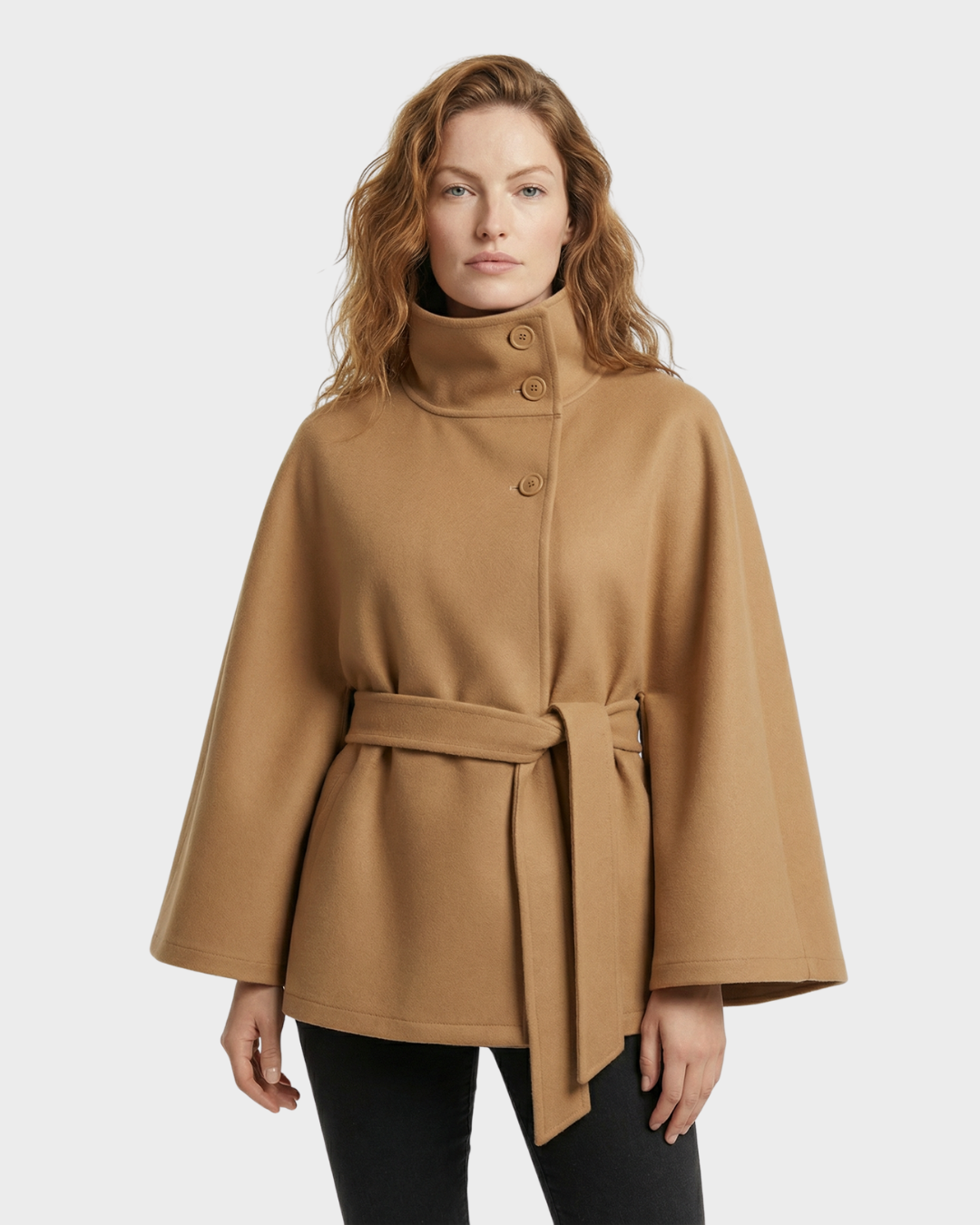 Abrigo de cuello alto – sofisticación urbana y estilo atemporal