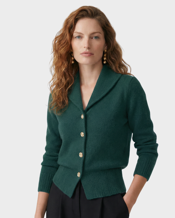 Cárdigan de punto con botones para mujer