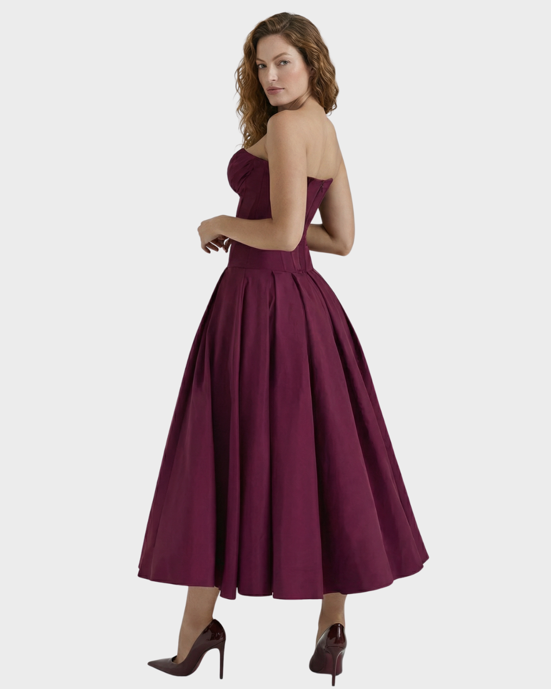 Vestido midi elegante para mujer