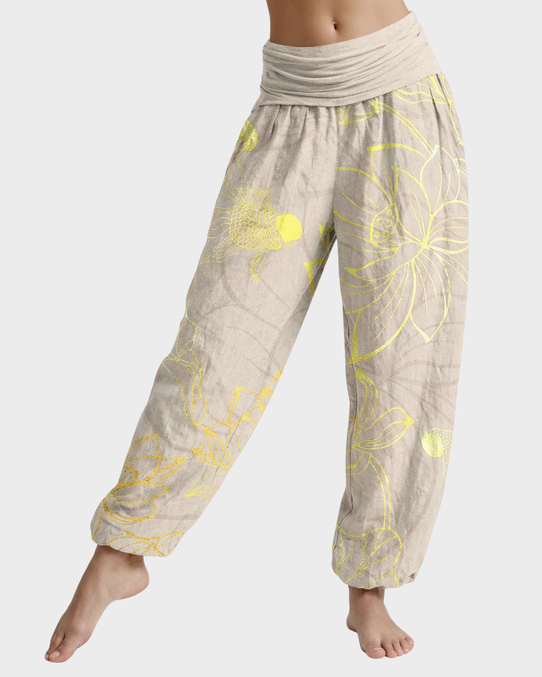 Pantalón bohemio de algodón