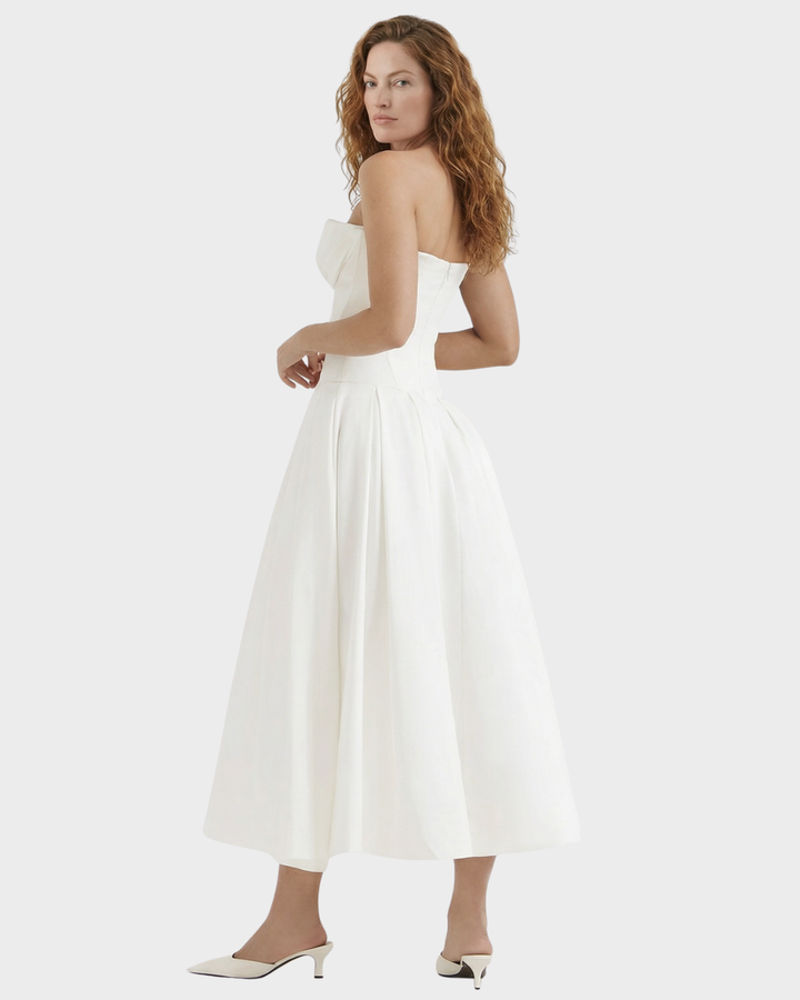 Vestido midi elegante para mujer