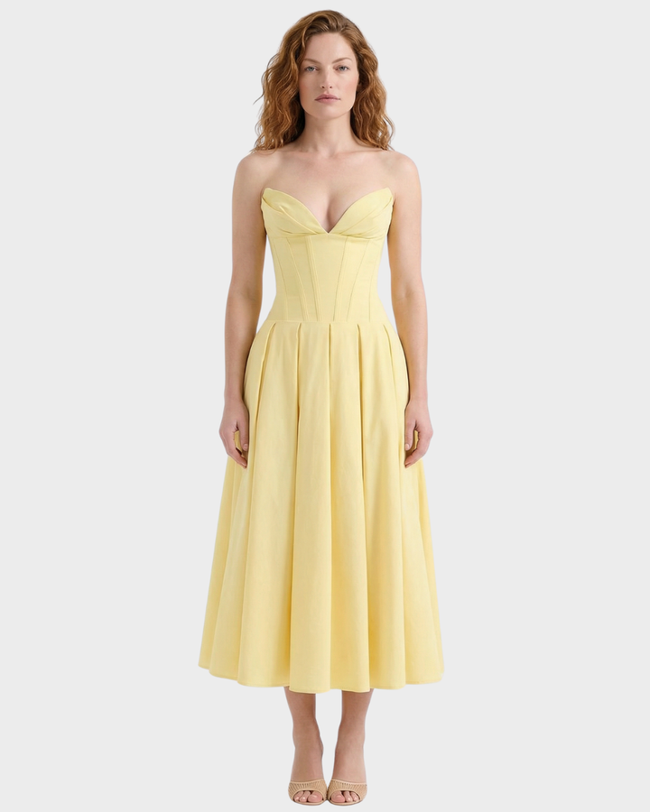 Vestido midi elegante para mujer