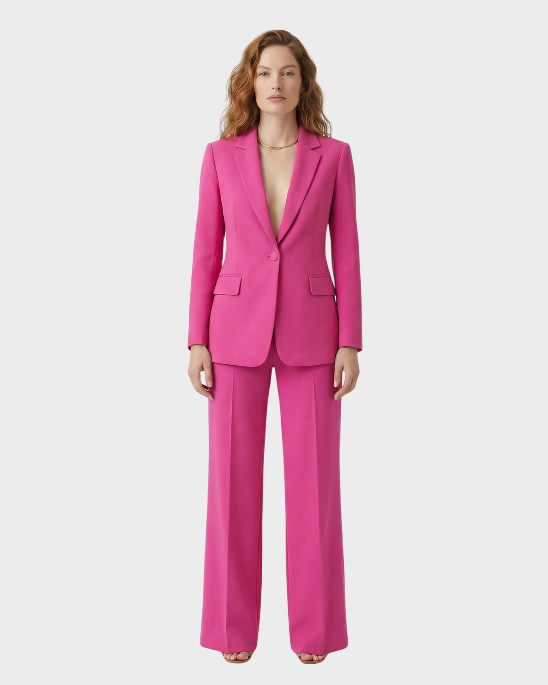 Traje de sastre femenino ajuste entallado