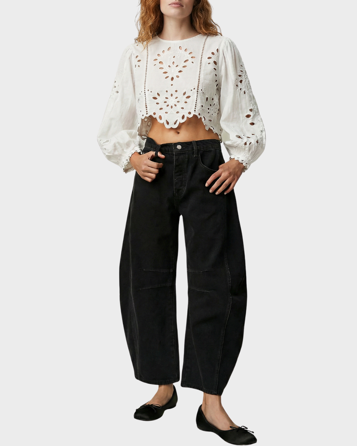 Pantalón de Mezclilla Ancho