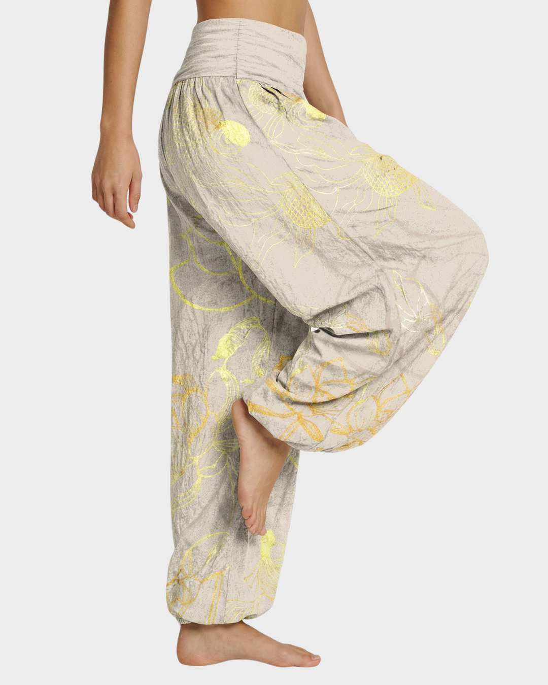 Pantalón bohemio de algodón