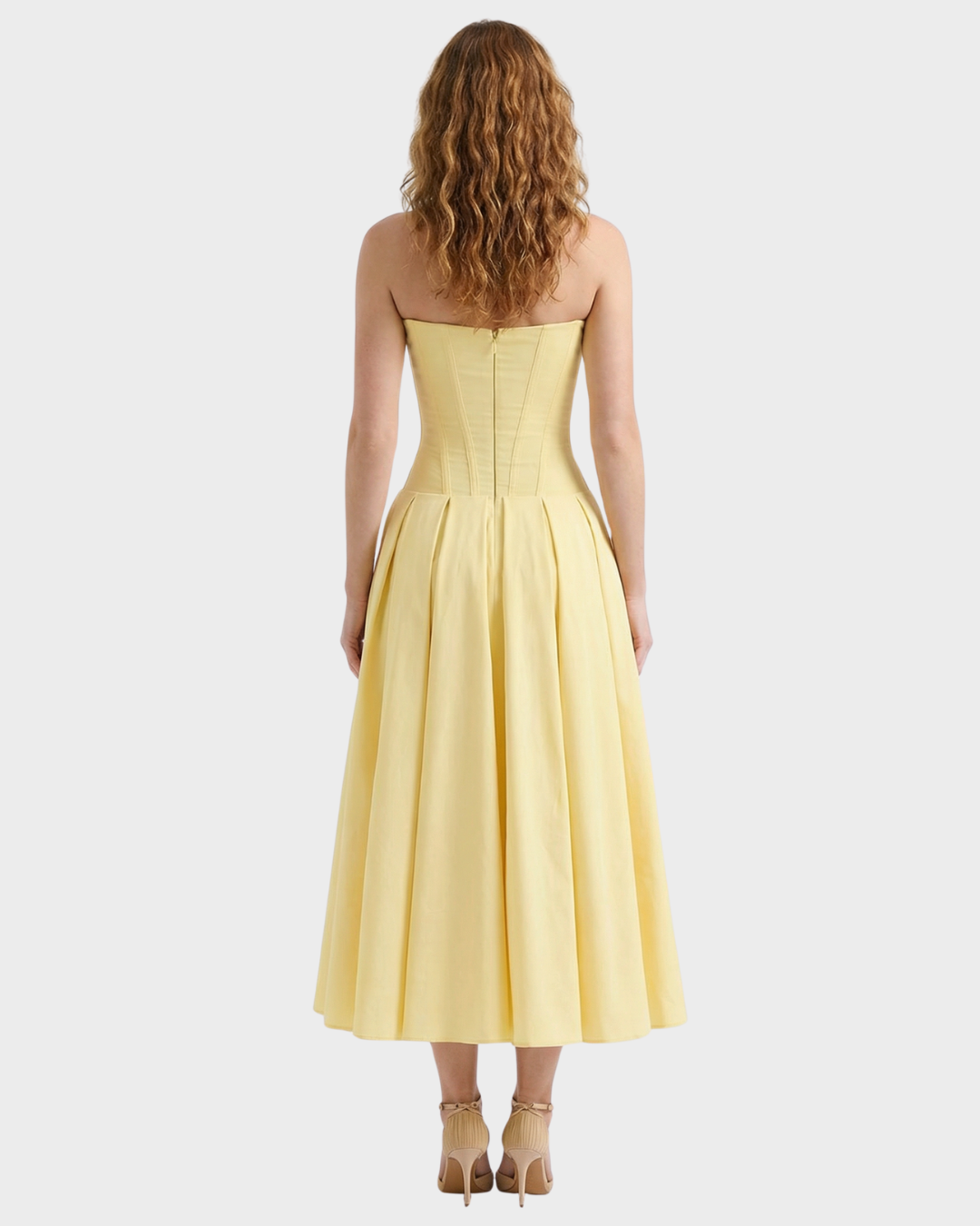 Vestido midi elegante para mujer