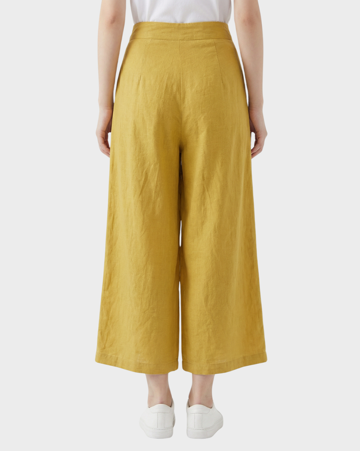 Pantalón de lino fluido