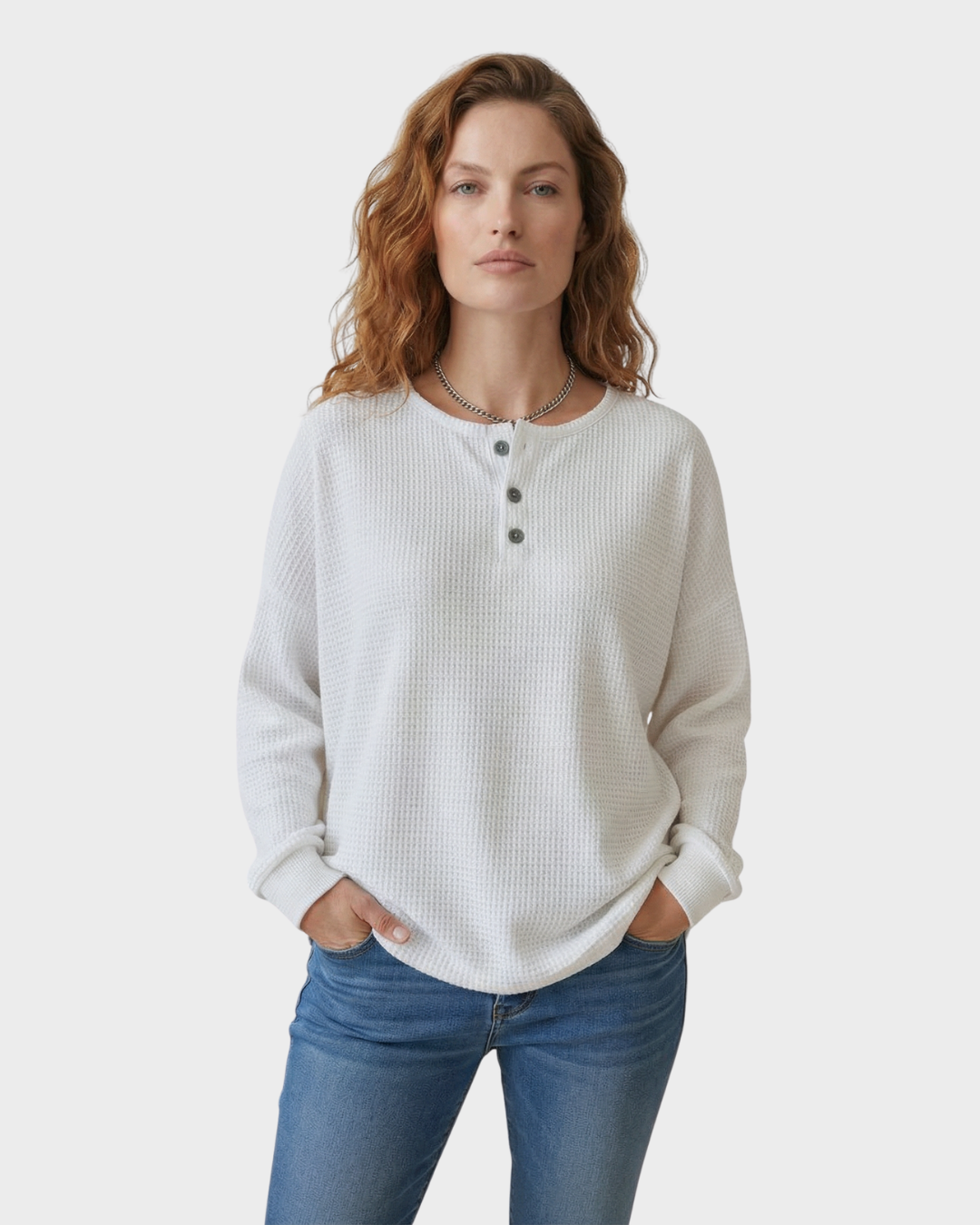 Blusa de Manga Larga Satinada