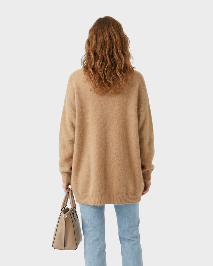 Cárdigan de Punto de Lana para Mujer