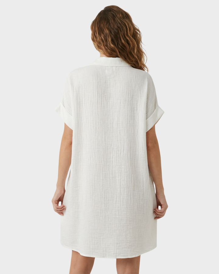 Vestido Camisero de Algodón para Mujer