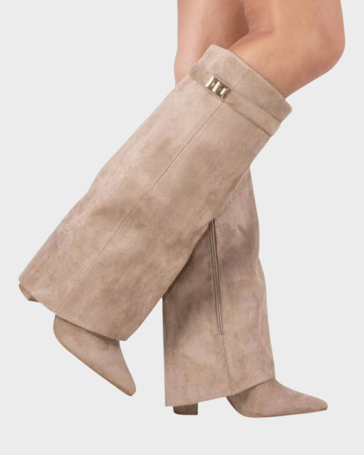 Bota de Mujer de Cuero para Otoño