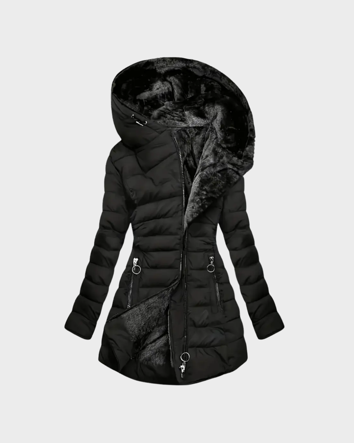 Abrigo largo – interior de felpa y estilo refinado