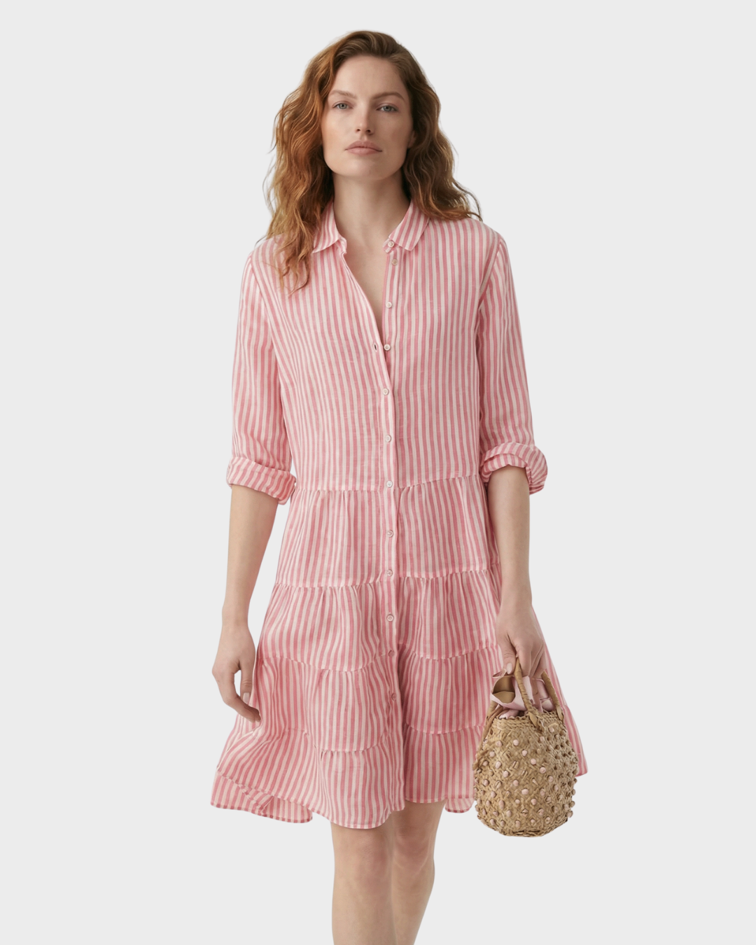 Vestido de mujer a rayas