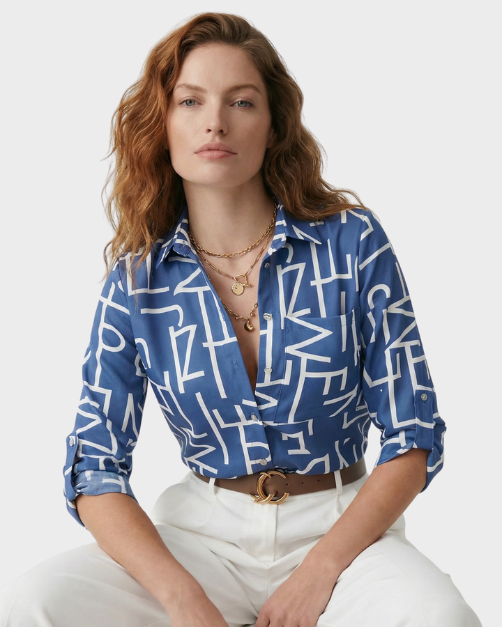 Blusa de mujer estampada