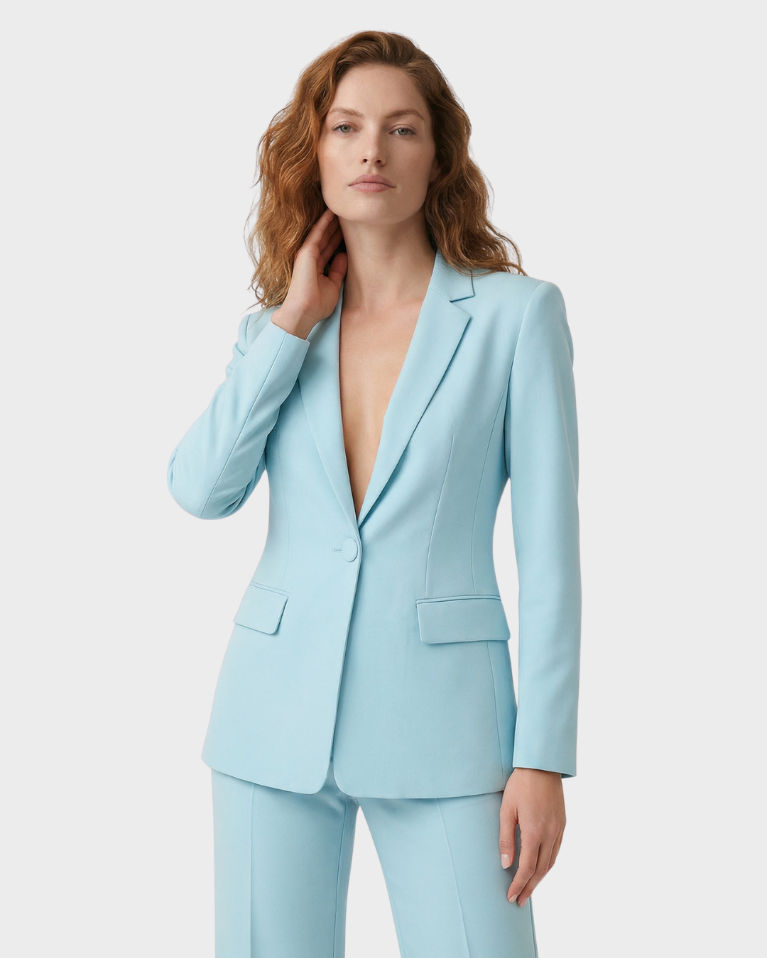 Traje de sastre femenino ajuste entallado