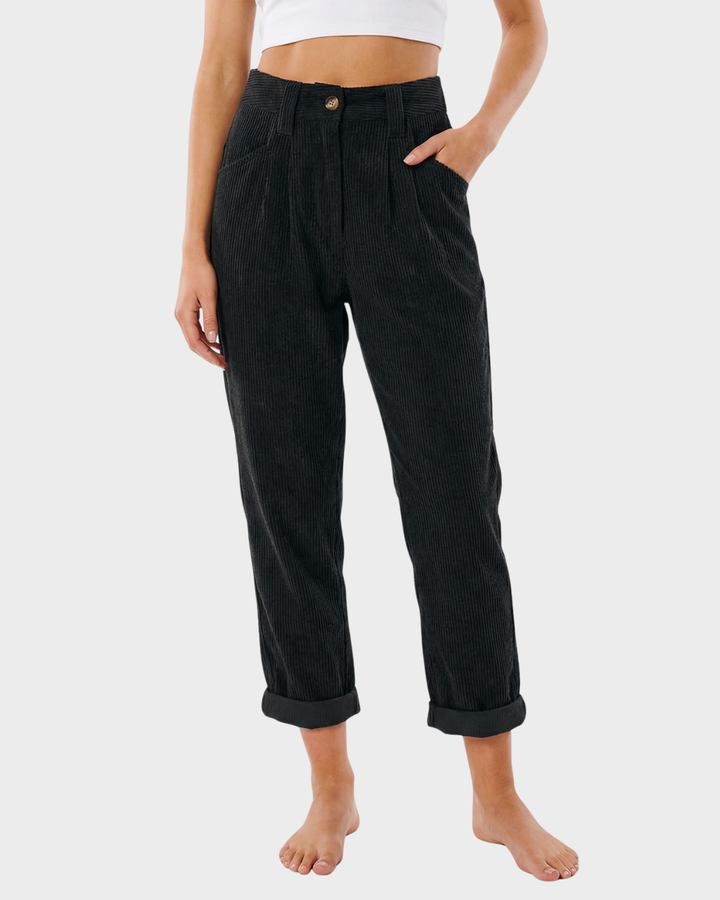 Pantalones de mujer de pana con corte relajado