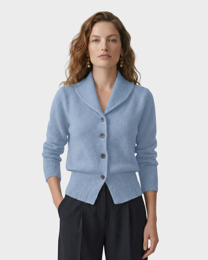 Cárdigan de punto con botones para mujer