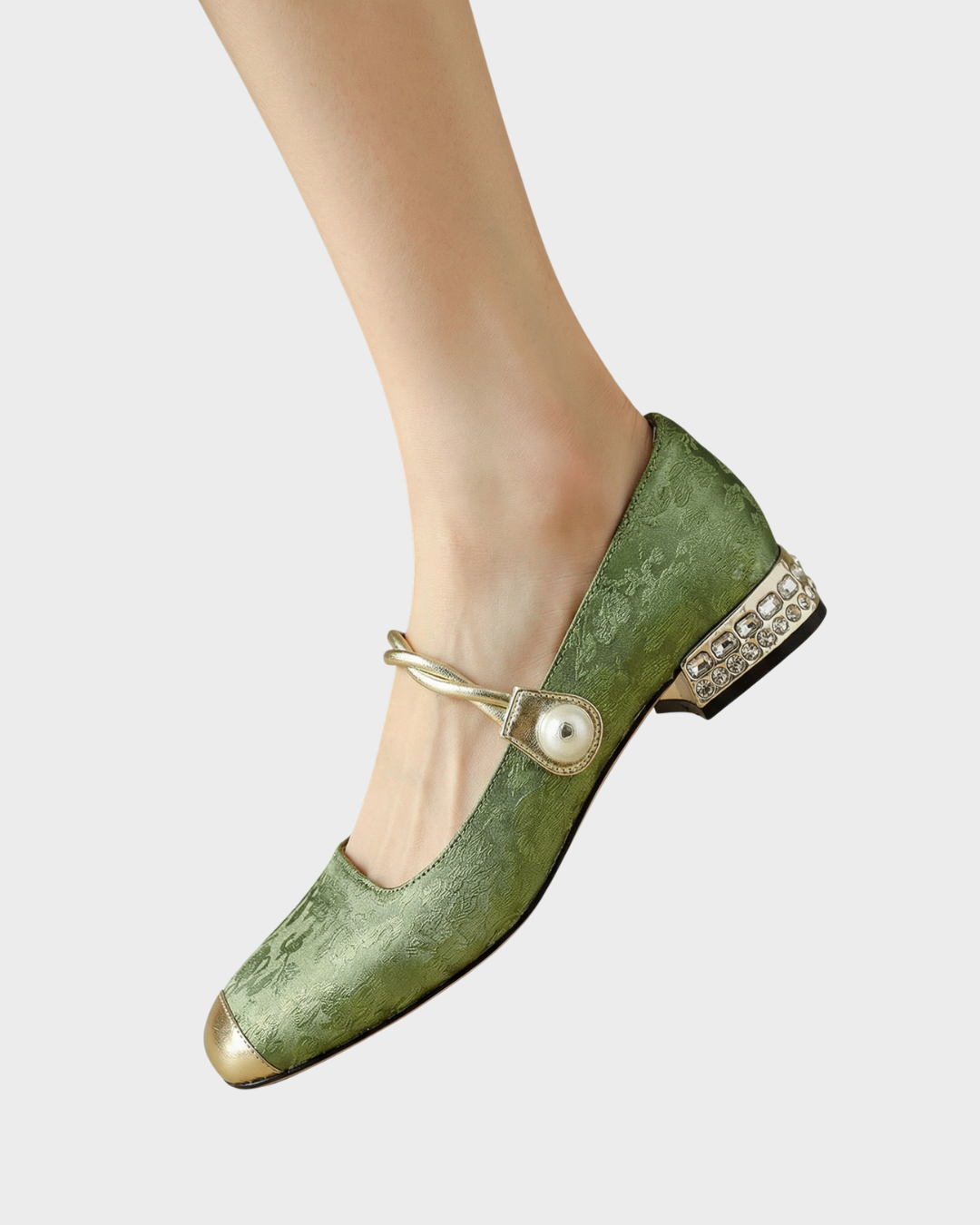 Zapatos de tacón con detalle para mujer