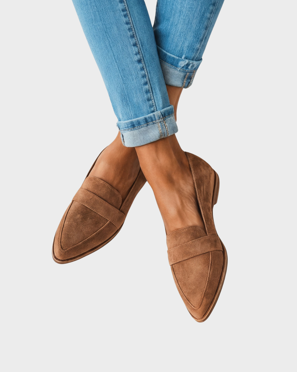 Mocasines de gamuza para mujer