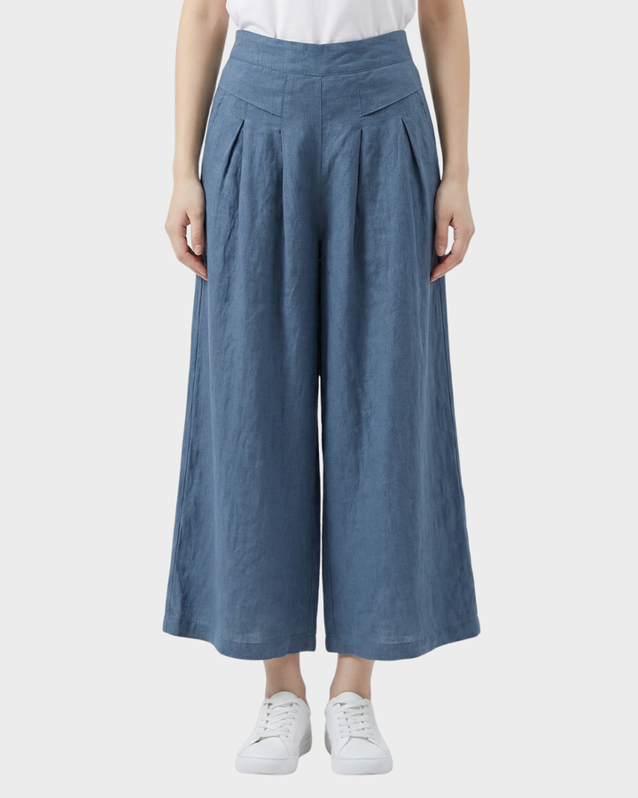 Pantalón de lino fluido