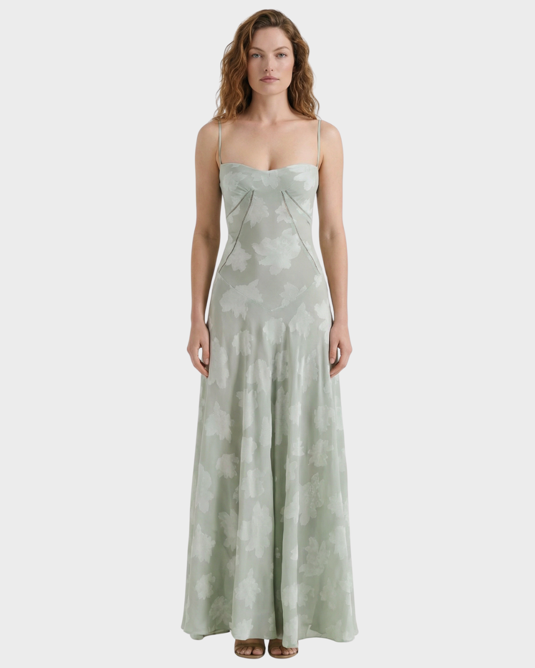 Vestido largo de mujer sin mangas