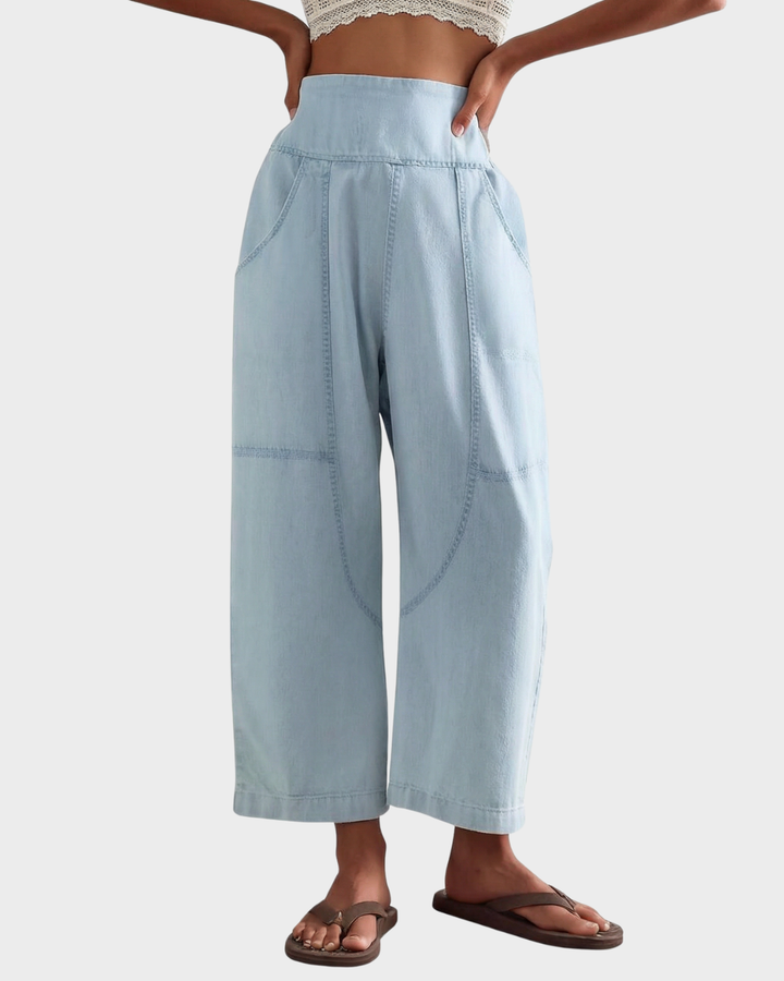 Pantalones de mujer estilo ancho