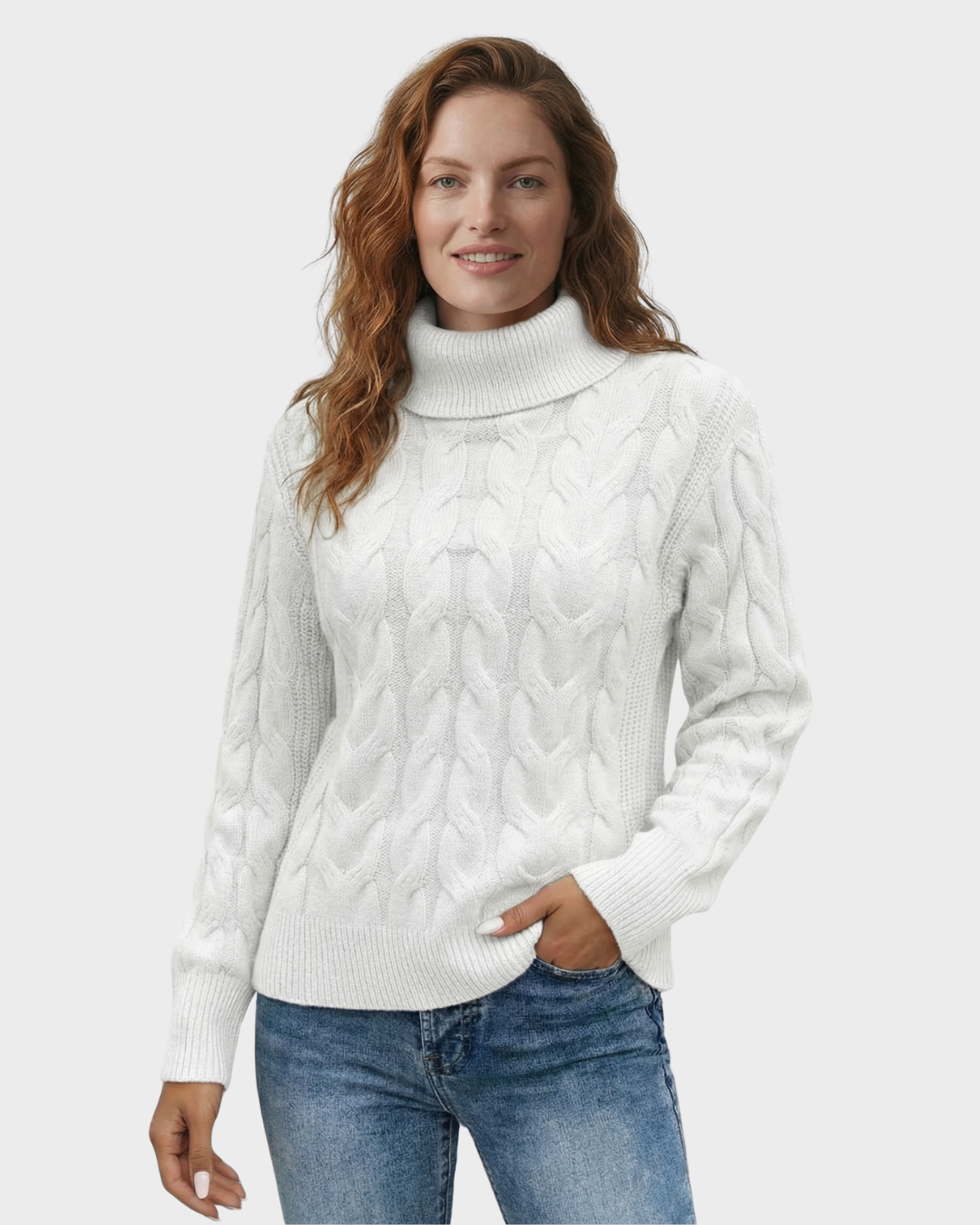 Suéter de cuello alto – elegancia y comodidad