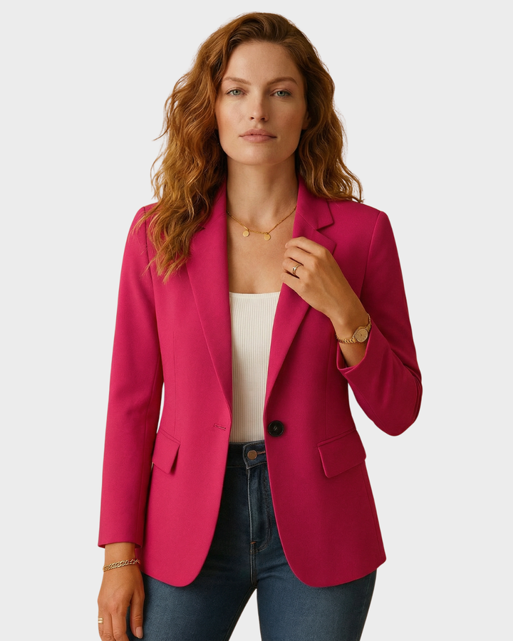 Blazer para Mujer de Algodón para Primavera