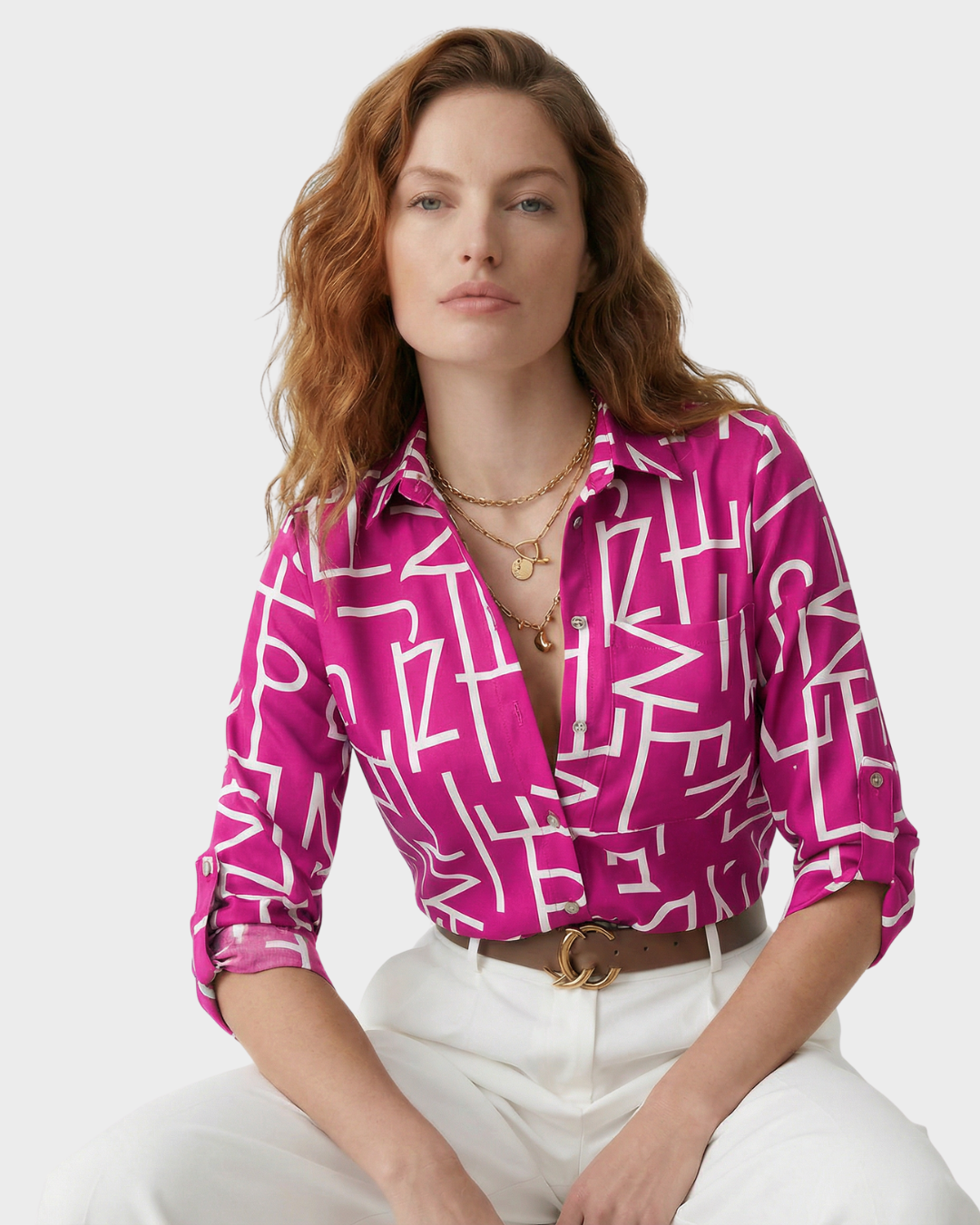 Blusa de mujer estampada