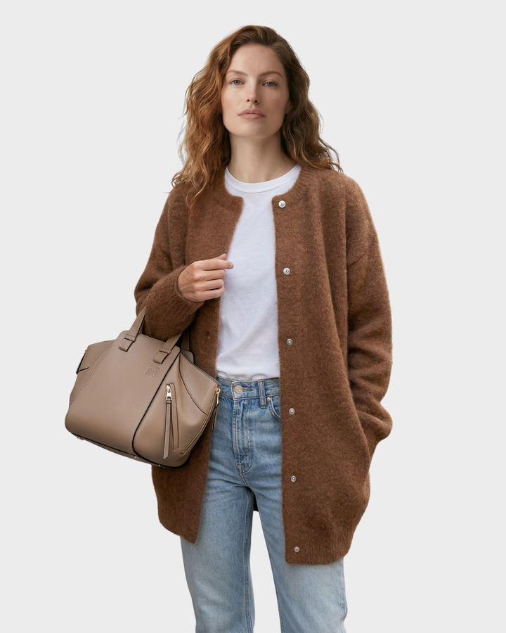 Cárdigan de Punto de Lana para Mujer