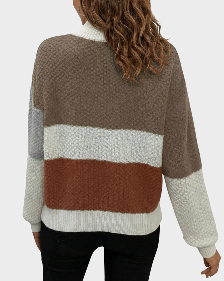 Suéter de Punto a Rayas