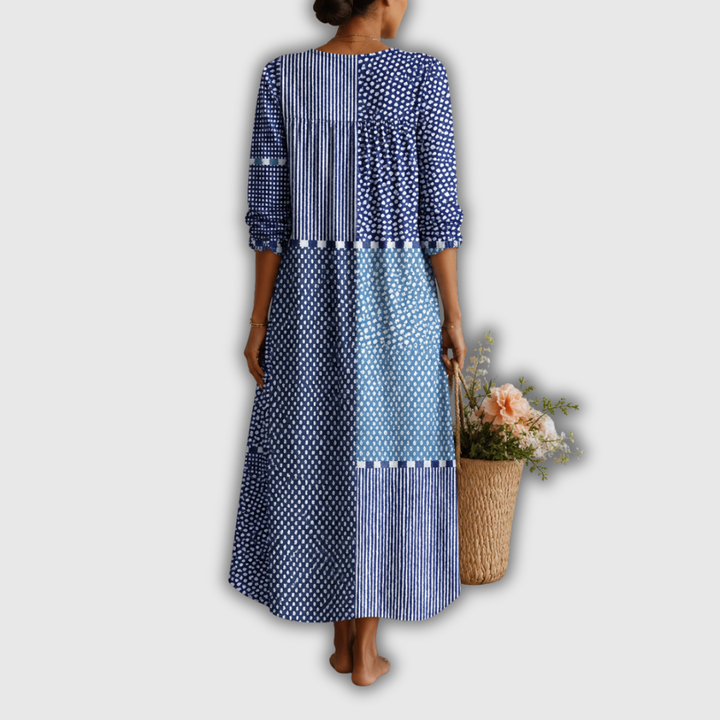Ava™ | Vestido de Lino Retro
