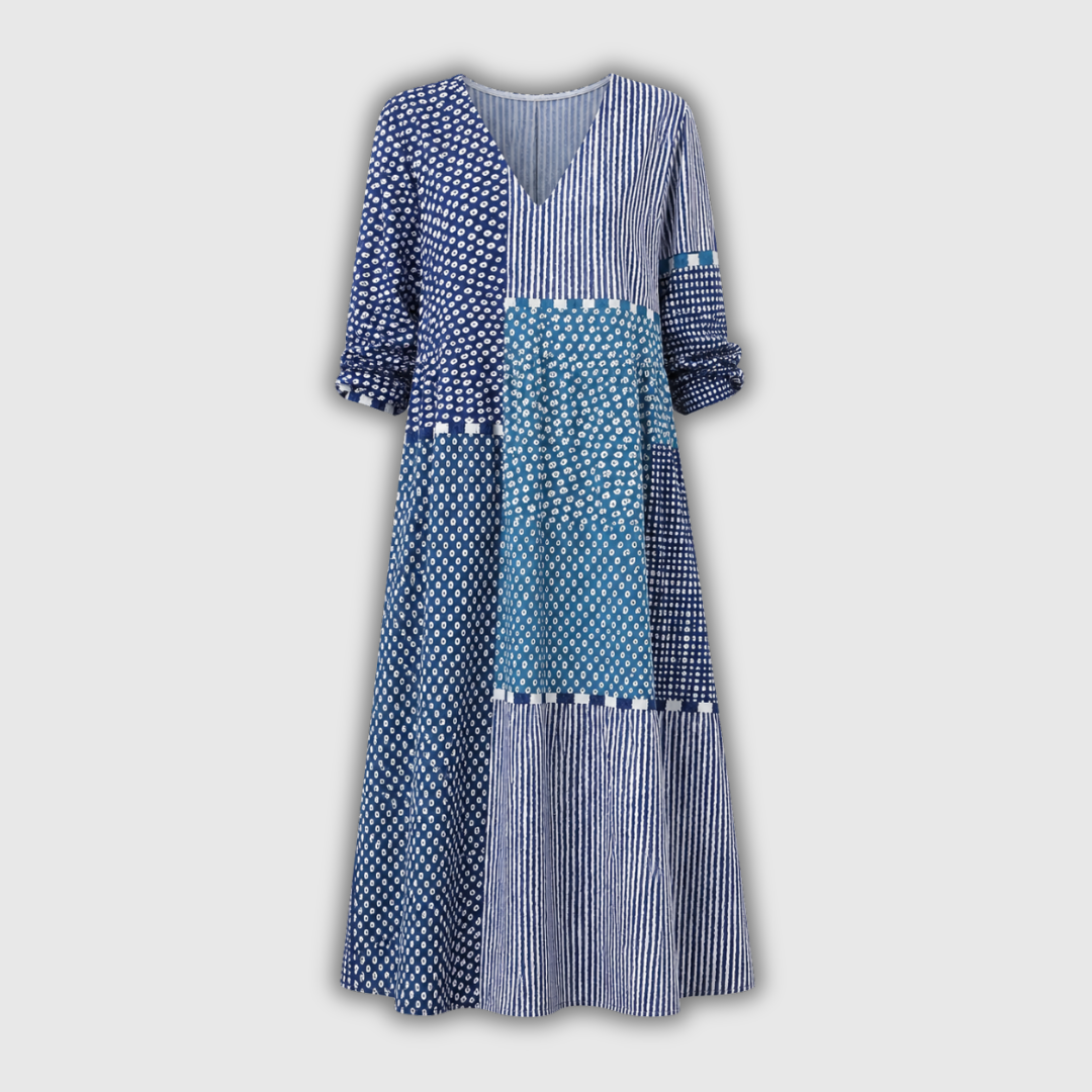 Ava™ | Vestido de Lino Retro