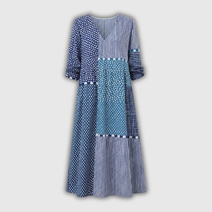 Ava™ | Vestido de Lino Retro