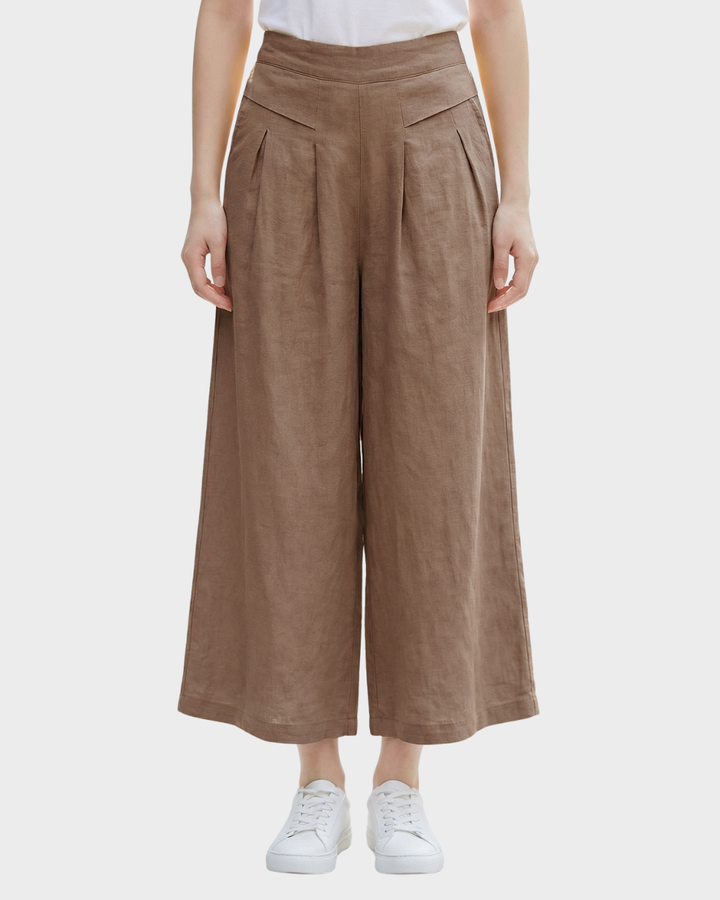 Pantalón de lino fluido