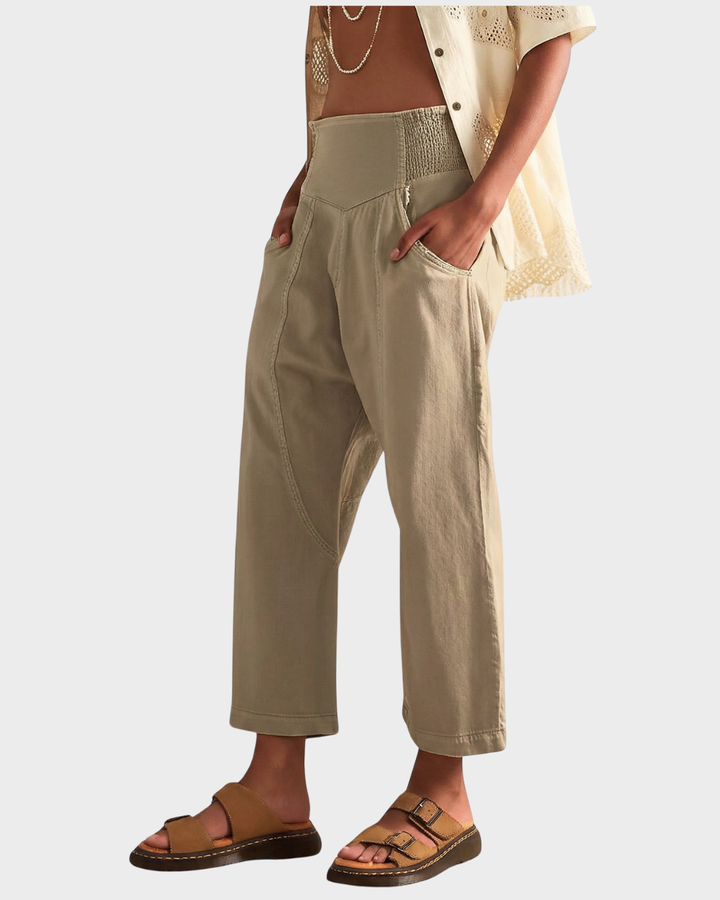 Pantalones de mujer estilo ancho