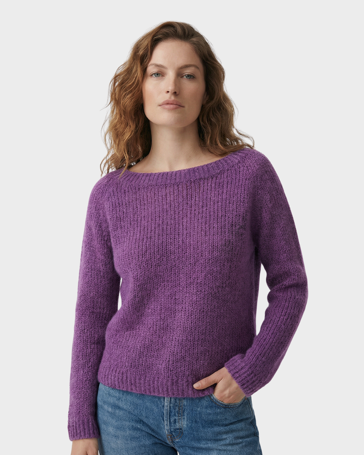 Suéter de Lana de Manga Larga