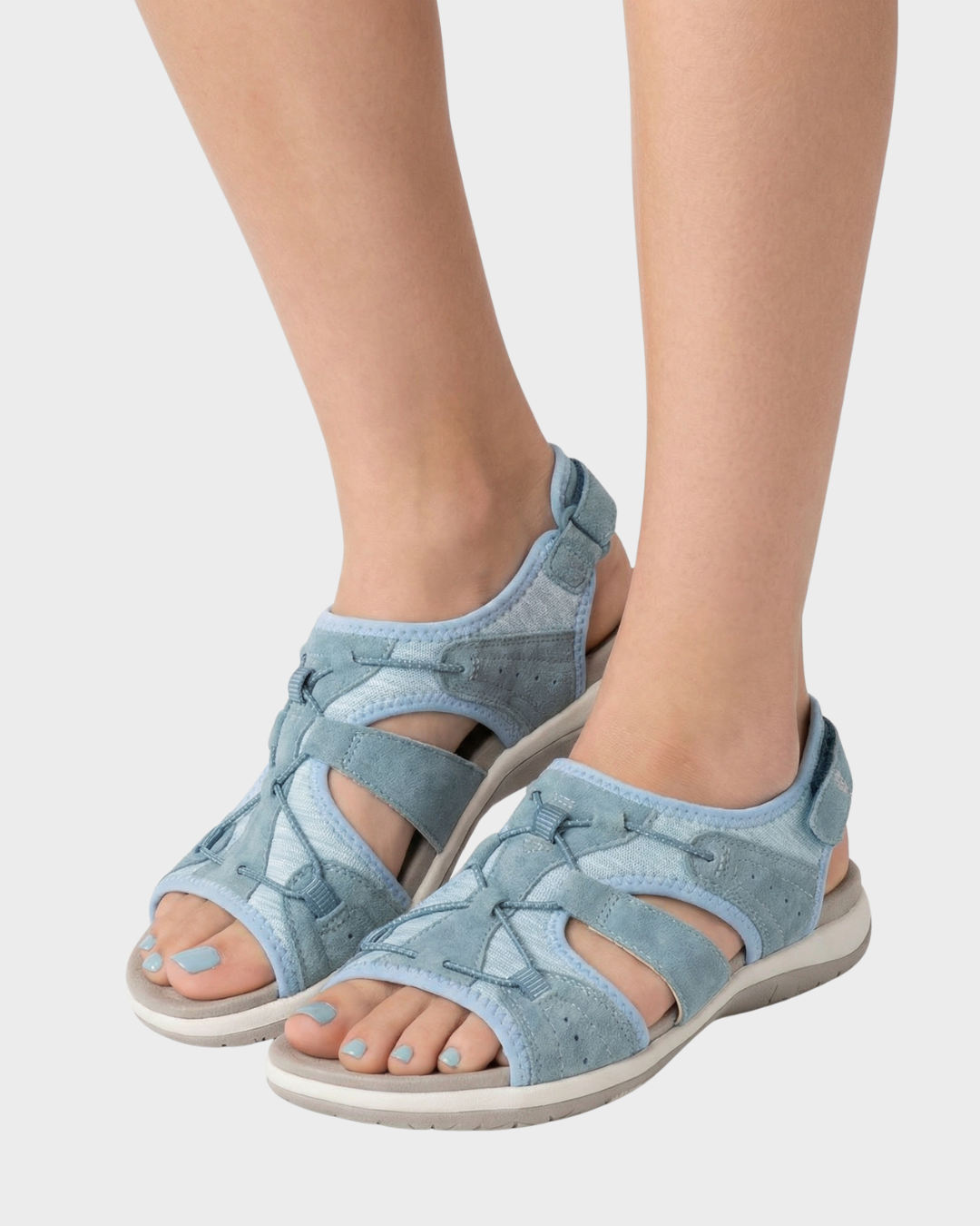 Sandalias deportivas de cuero