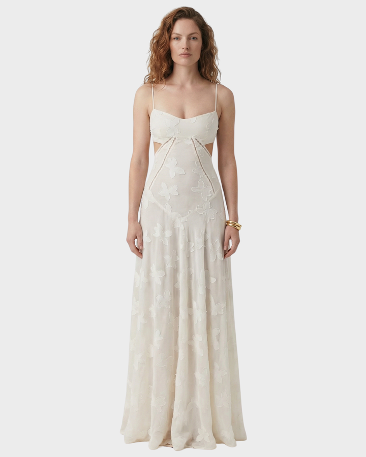 Vestido largo de mujer sin mangas