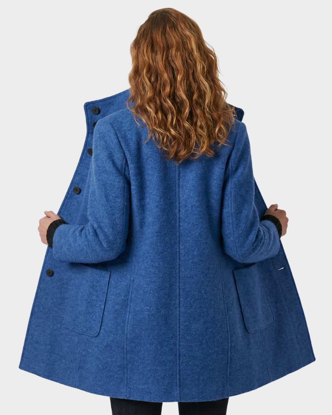 Abrigo de lana para mujer