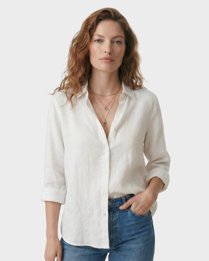 Blusa de mujer de lino