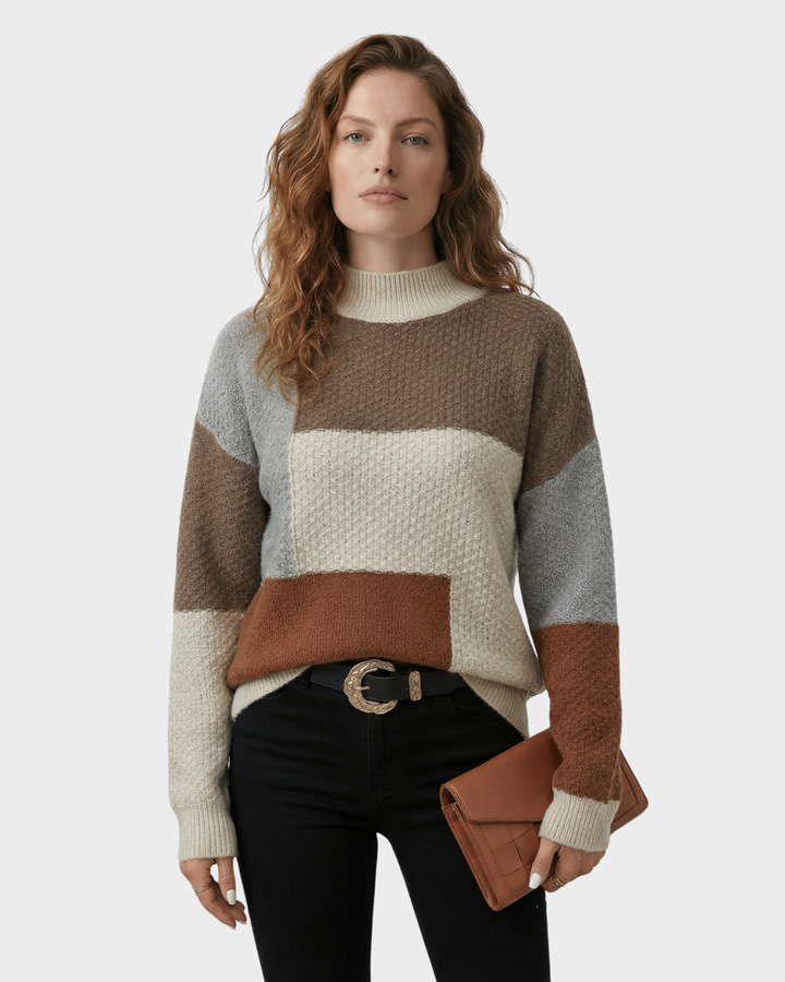 Suéter de Punto a Rayas