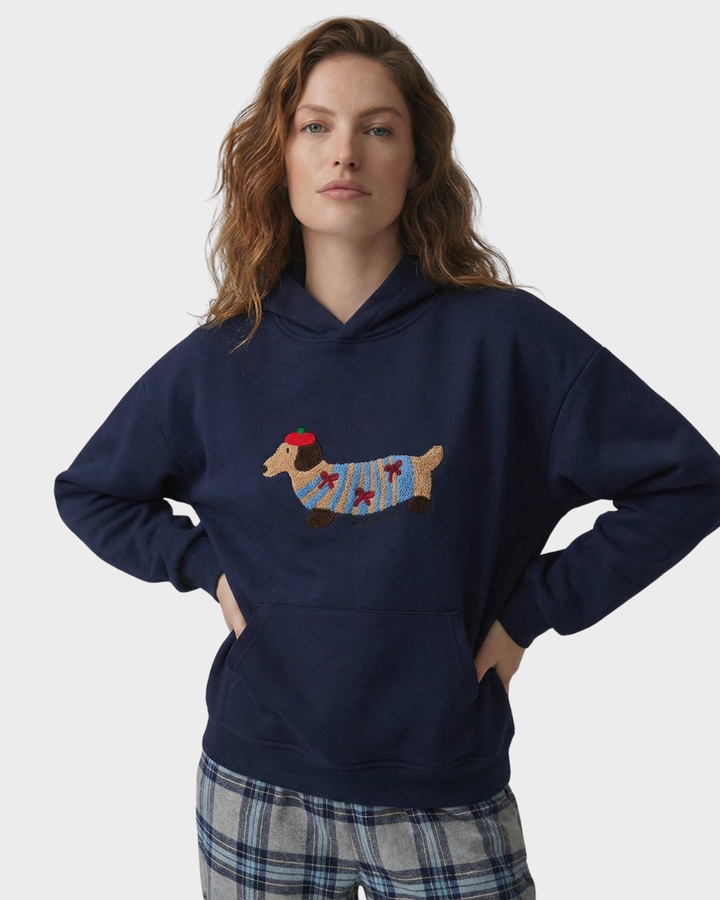 Suéter Divertido con Estampado de Perro