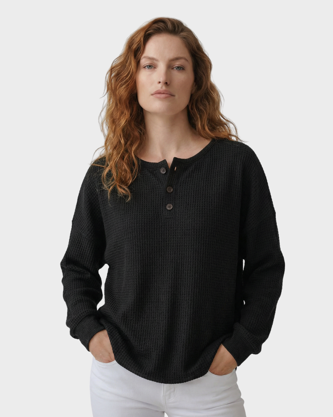 Blusa de Manga Larga Satinada