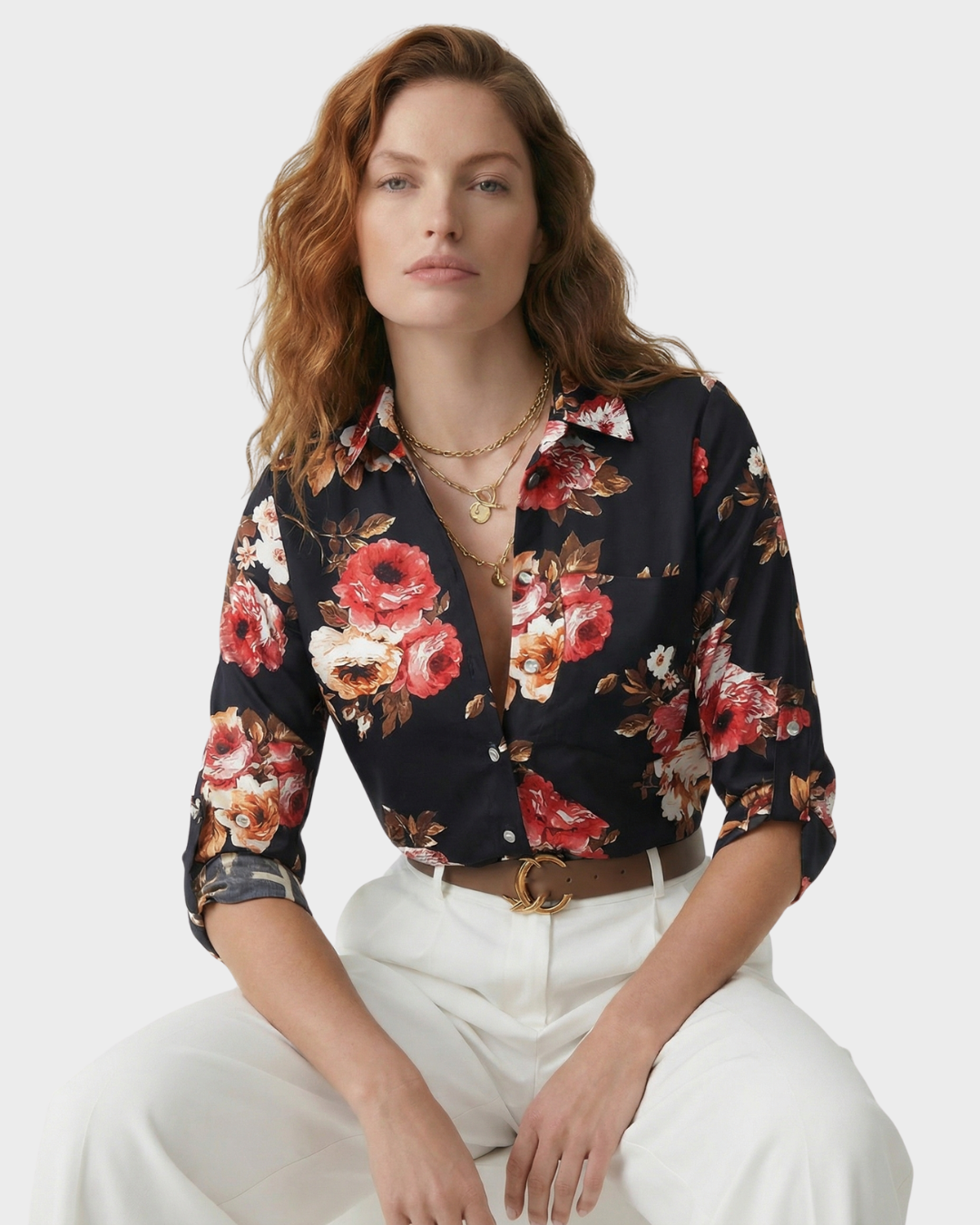 Blusa de mujer estampada