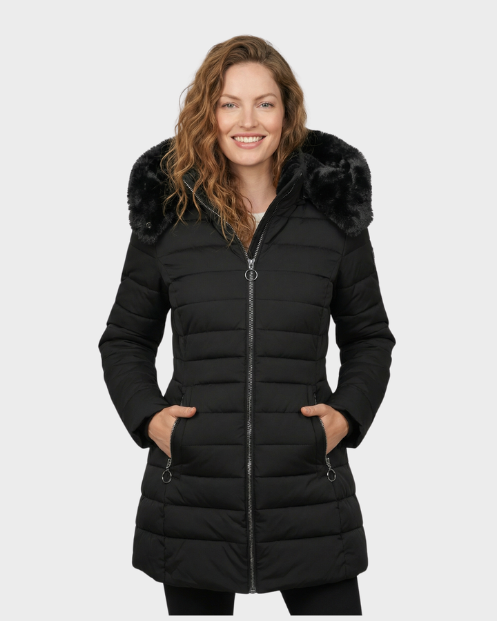 Abrigo largo – interior de felpa y estilo refinado