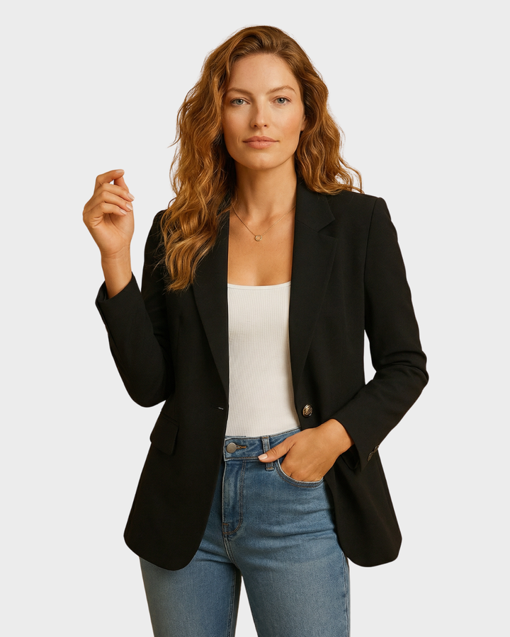 Blazer para Mujer de Algodón para Primavera
