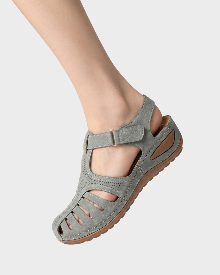 Sandalias de mujer cómodas con cierre de velcro
