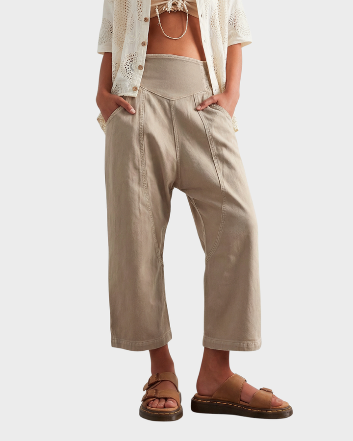 Pantalones de mujer estilo ancho