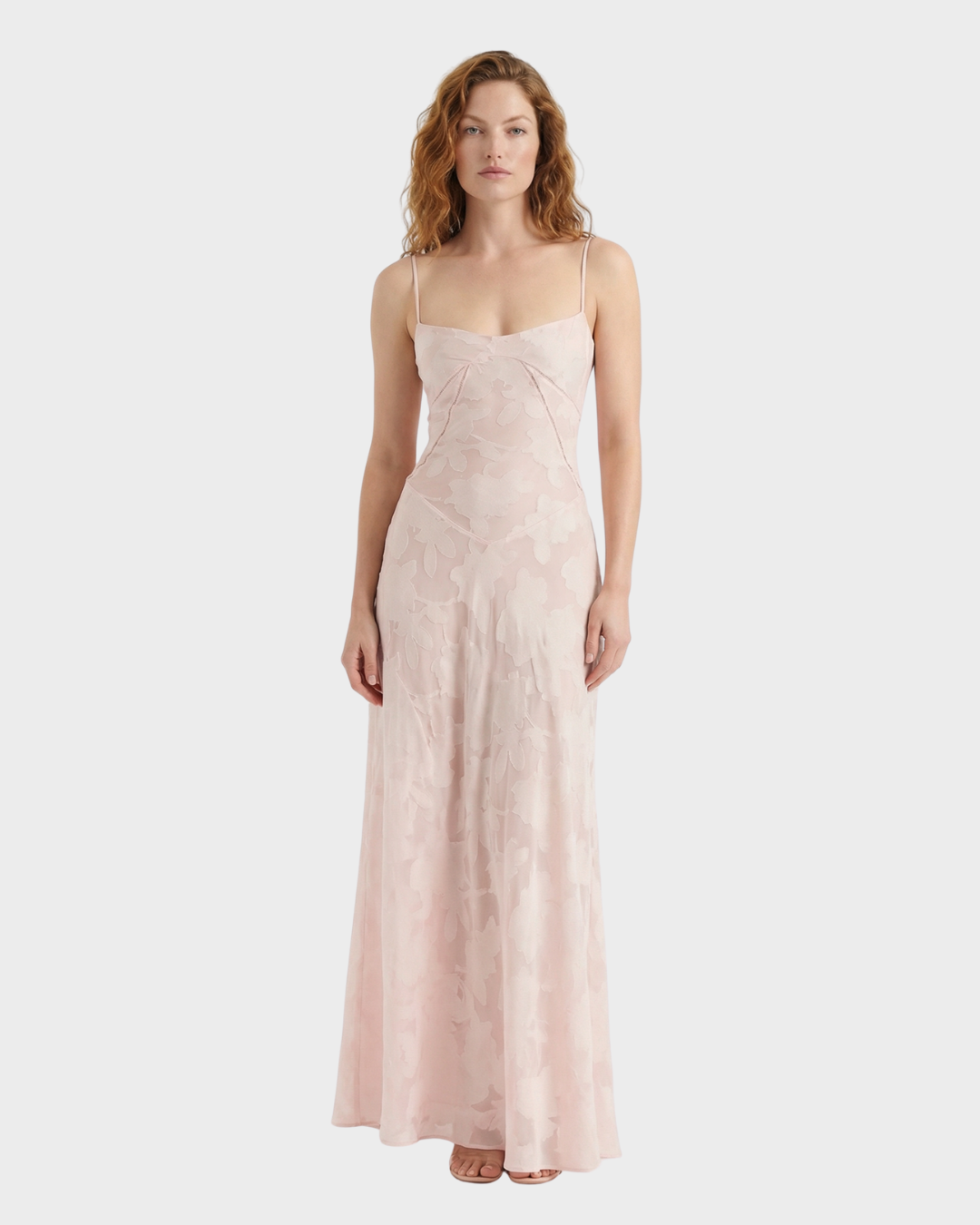 Vestido largo de mujer sin mangas